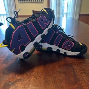 Nike Kids Black and Purple Air Sneakers-NWOT